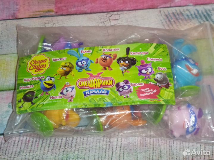 Фигурки из шоколадных яиц Чупа-Чупс 1