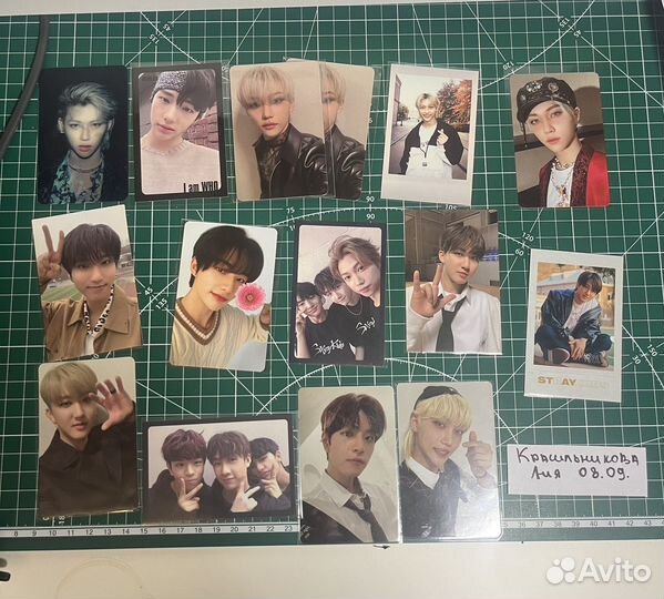 Офф карты кпоп stray kids itzy nmixx