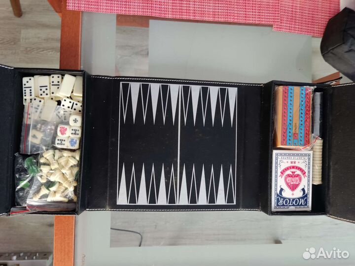 Шахматы нарды шашки карты домино