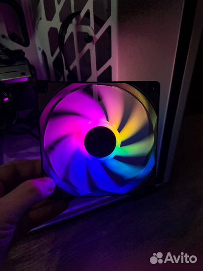 Кулер для корпуса snowman f120 RGB