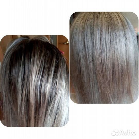 Мелирование, наращивание