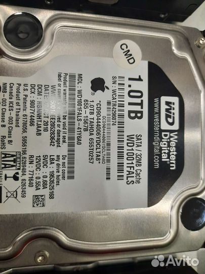 Жесткий диск Mac Pro 1Tb WD Black 3.5 и 2.5