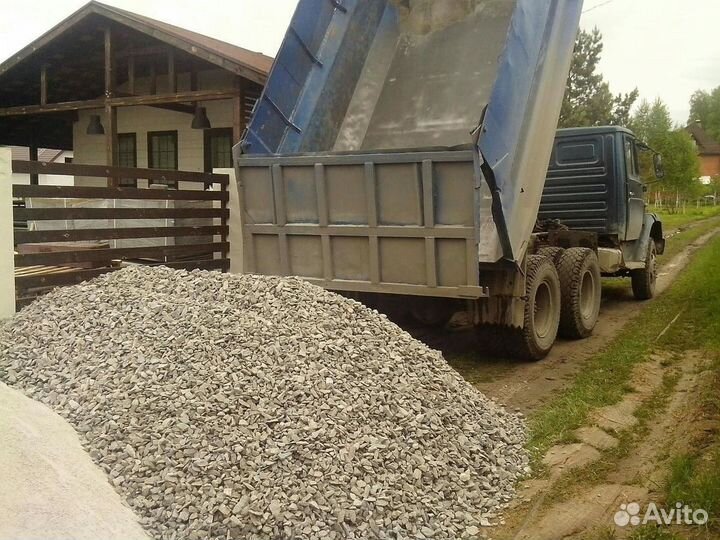 Щебень \ Земля строительный разной фракции от 3куб