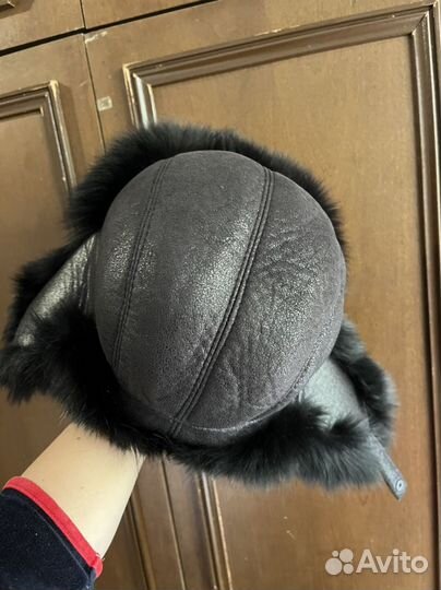 Норковая шапка мужская