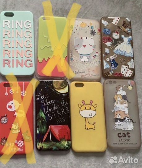 Чехлы на iPhone 6 6s, на 8+