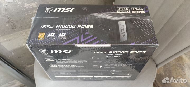 Блок питания MSI MPG A1000G pcie5