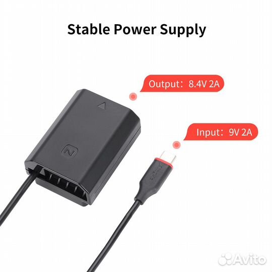 Адаптер питания для Sony a9; a7 IV; a7R IV; a7C