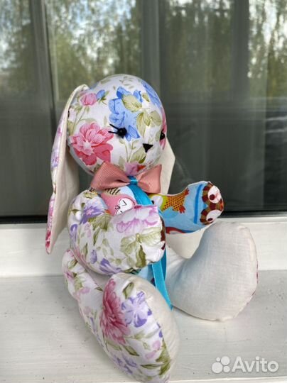 Мягкая игрушка Зайчик тильда ручной работы