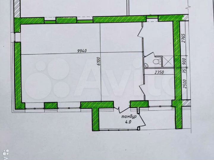 Офис 82 м², свободная планировка