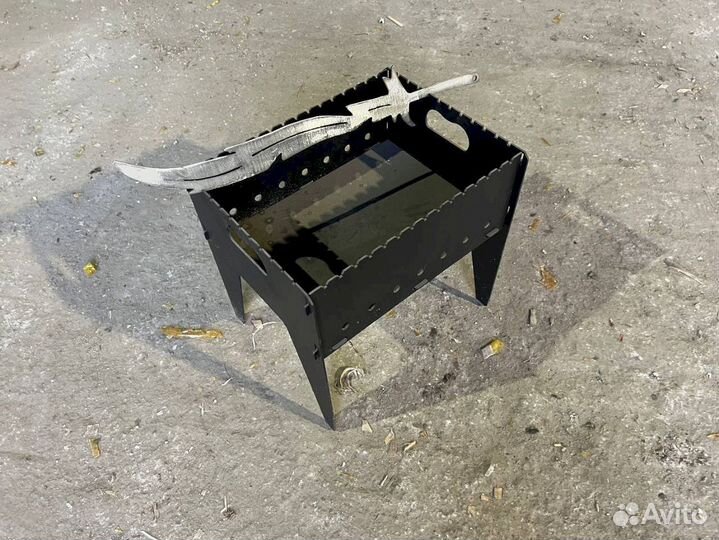 Мангал практичный, жаропрочная краска 1200гр