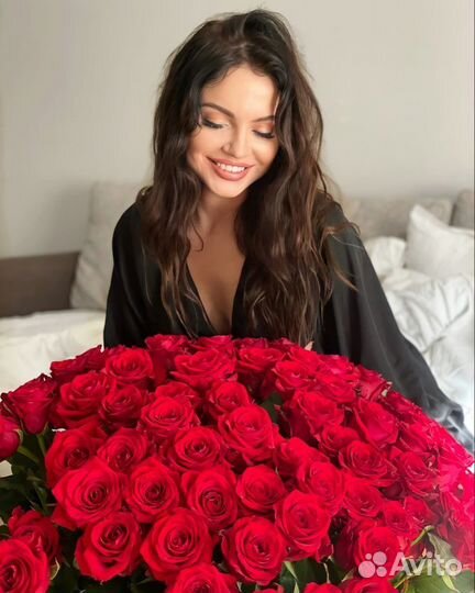 Розы цветы 101 роза