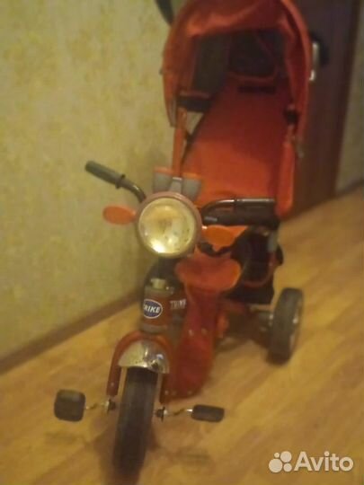 Ведосипед детский с ручкой