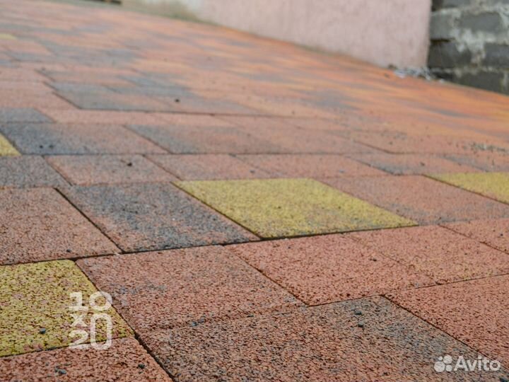 Тротуарная плитка, бордюры, газонная решетка