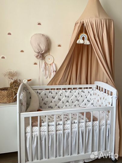 Стеганые бортики с одеялом