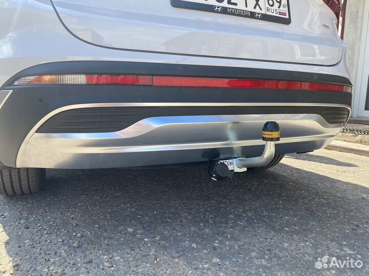 Santa FE 2021 Фаркоп с сертификатом. Hyundai