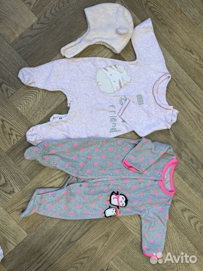 Пакет одежды новорожденная девочка 0-3