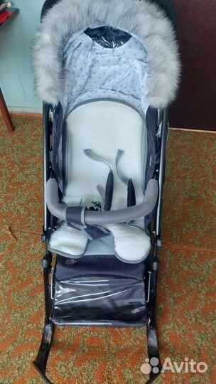 Санки коляска nika