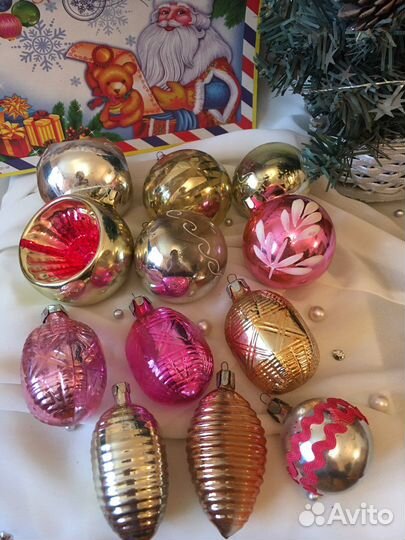 Игрушки елочные СССР