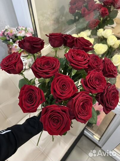 15 роз, 21 роза, 51 роза, 101, 151 роза, букет роз