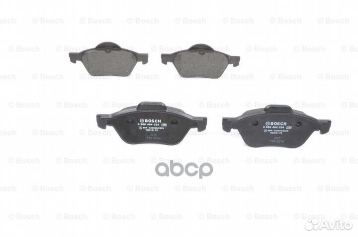 Колодки тормозные дисковые перед renault LA