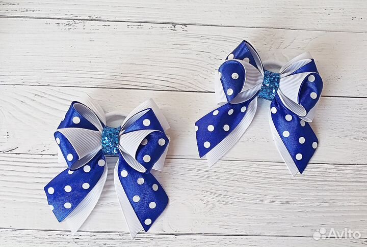 Нарядные бантики ручной работы