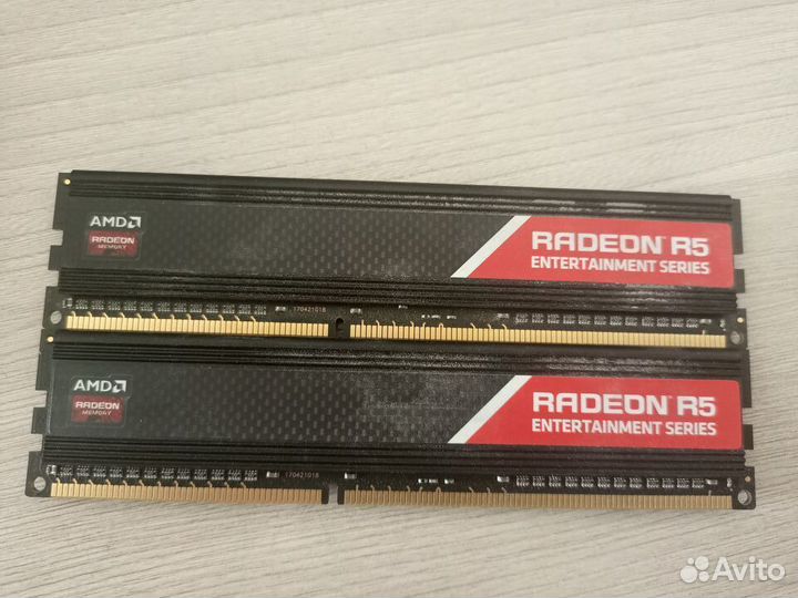 AMD 8 гб (4 гб x 2 шт.) DDR3 1600 мгц dimm CL9 R53