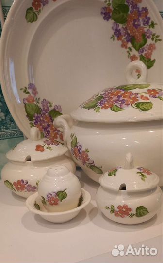 Супница набор столовый для супа новый упакую на 5