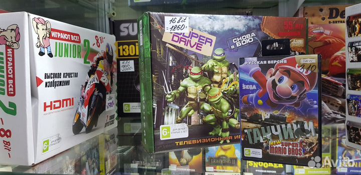 Игровая приставка Dendy junior Sega Денди Сега