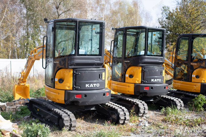 Мини-экскаватор Kato HD37V5/G, 2024