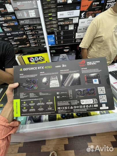 Видеокарта asus ROG Strix GeForce RTX 4090 OC 24GB