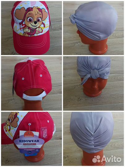 Панама, бейсболка, кепка детская пакетом