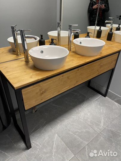 Туалетный столик (Столешница) под раковину лофт