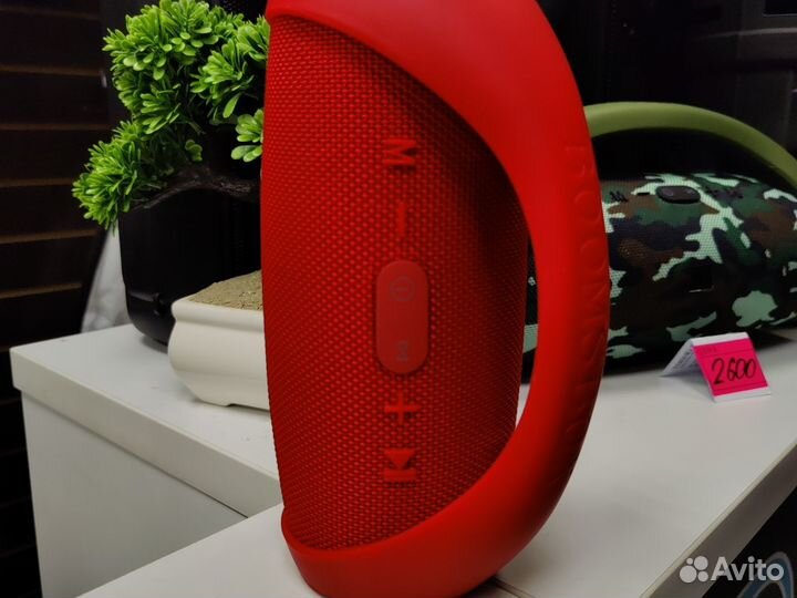 Колонка портативная Boombox mini красная