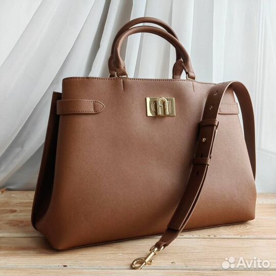 Женская сумка тоут Furla натуральная кожа новая