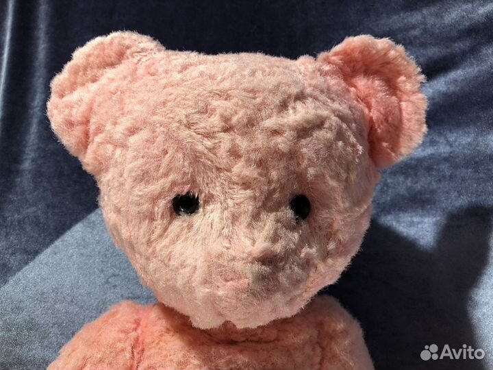 Большой плюшевый медведь игрушка СССР редкий