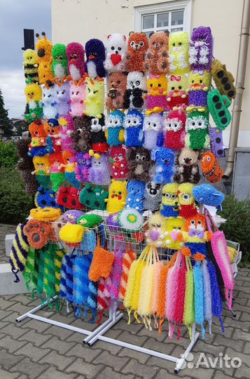 Мочалка ручной работы в ассортименте