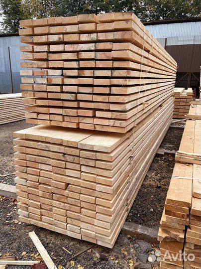 Доска обрезная 40х200х6000мм