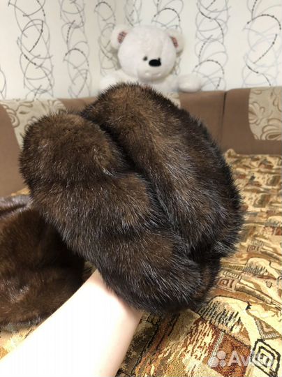 Шапка норковая женская