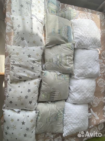 Бортики в детскую кроватку