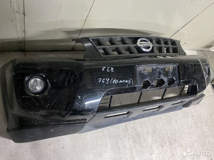 Передний бампер ниссан хтрейл