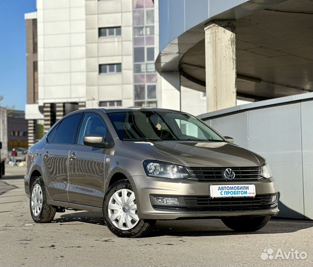 Volkswagen Polo 1.6 AT, 2017, 127 460 км