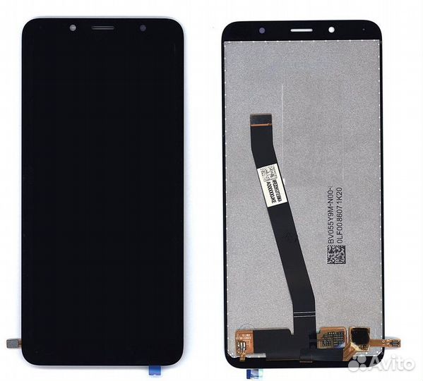 Дисплей для Xiaomi Redmi 7A Черный - Оптима