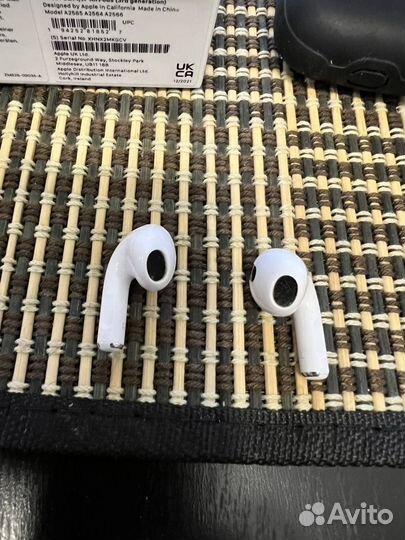 Беспроводные наушники apple airpods 3