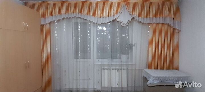 Шторы с ламбрекенами, органза