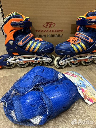 Роликовые коньки tech team