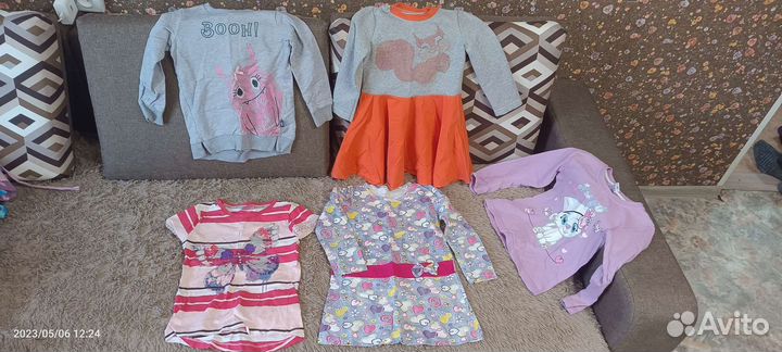 Пакет вещей на девочку 4-5 лет