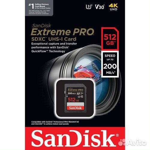 SanDisk 512GB Extreme PRO UHS-I