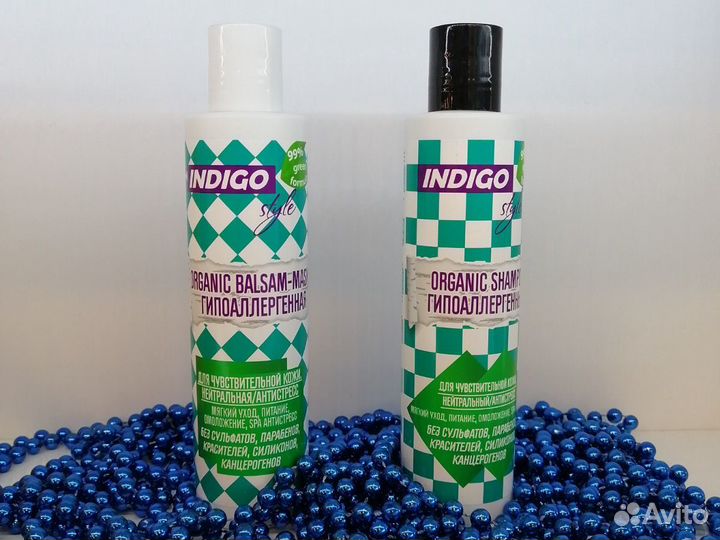 Безсульфатный шампунь и бальзам для чувствительной