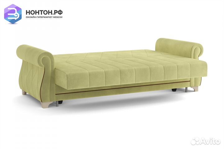 Диван книжка Порто М светло-зеленый