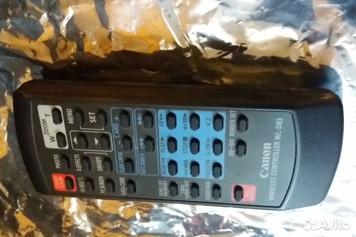 Пульт ду Canon WL-D83 для видеокамер